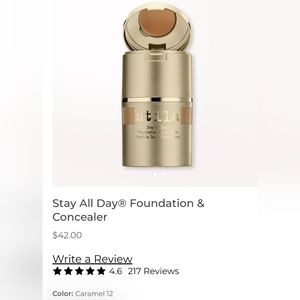 NIB🔥12 Hour 🤩 Stila "Stay All Day" Foundation & Concealer❤️‍🔥Caramel 1